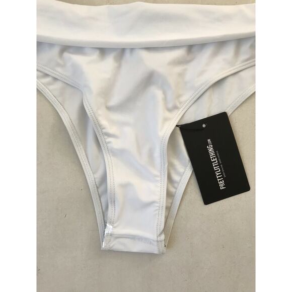 PrettyLittleThing Swim Turn Over Bikini Bottom Swimwear - Picture 6 of 9